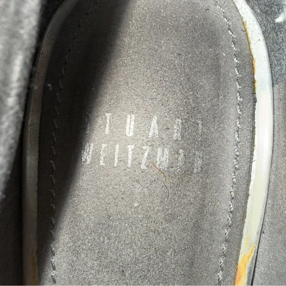 Stuart Weitzman womens Classic Black Heels Pumps Size 8.5 work shoes power shoe - Picture 5 of 10